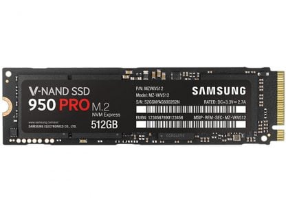 Samsung 950 PRO M.2 NVMe SSD 512GB (MZ-V5P512BW) - 1