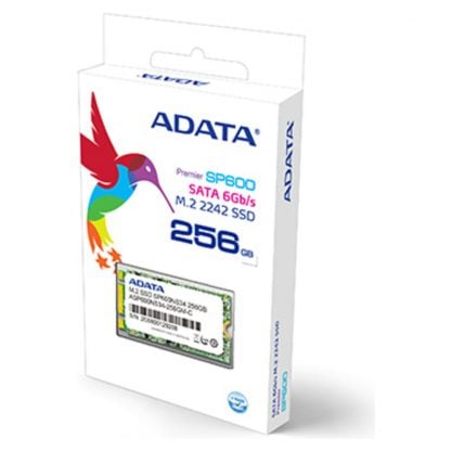 ADATA SP600 M.2 SATA3 SSD 256GB (ASP600NS34-256GM-C) - 2