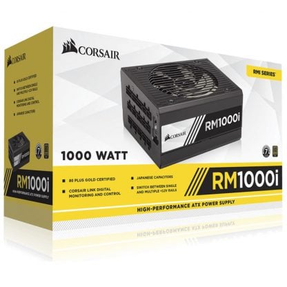 Corsair RM1000i 80Plus Gold modulaarinen ATX-virtalähde (CP-9020084-EU) - 2
