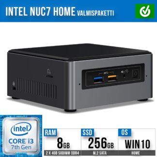 Intel NUC7 Home Mini PC valmispaketti