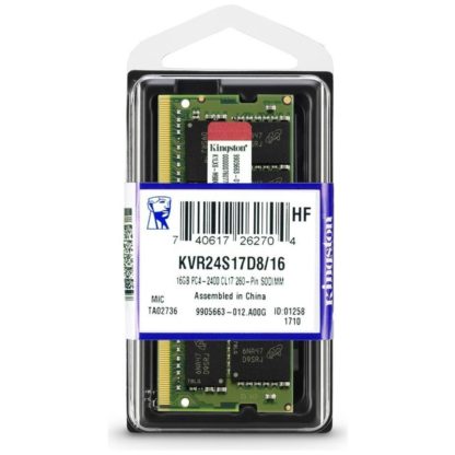 Kingston 16GB 2400MHz DDR4 CL17 DIMM ValueRAM (KVR24S17D8/16) - 1