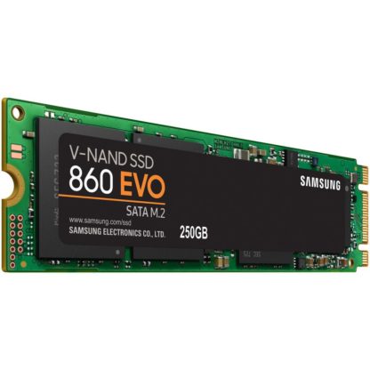 Samsung 860 EVO 250GB 3D 3-bit MLC SSD M.2 SATA3 (MZ-N6E250BW) - 1