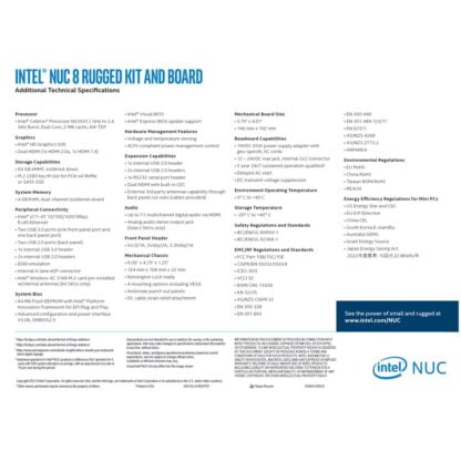 Intel NUC8CCHKRN Celeron runko (ilman 3.5mm audioliitäntää) (BKNUC8CCHKRN2) - 8