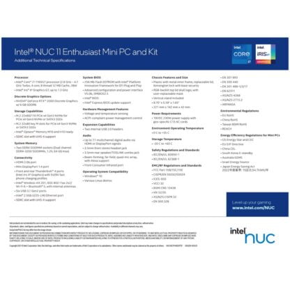 Intel NUC11PHKi7 Core i7 Mini PC runko, ei virtajohtoa (RNUC11PHKI7C000) - 10