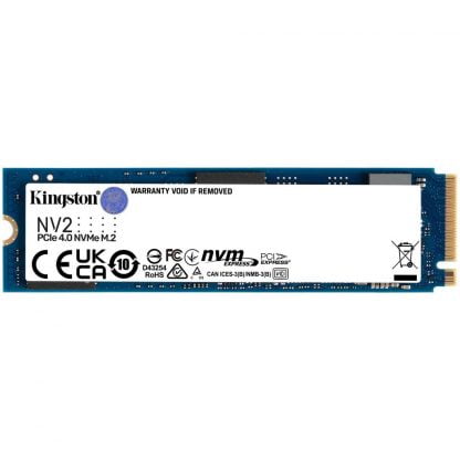 Kingston NV2 500GB QLC 4-bit SSD M.2 PCIe Gen4.0x4 (SNV2S/500G) - 1
