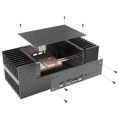 Akasa Turing AC Pro (TDP 40W) passiivinen NUC kotelo (A-NUC95-M1B) - 3